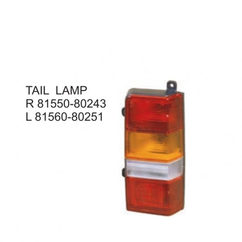 Toyota Lite ACE YR21 YR20 RY30 1983-1986 Tail lamp 81550-80243 81560-80251