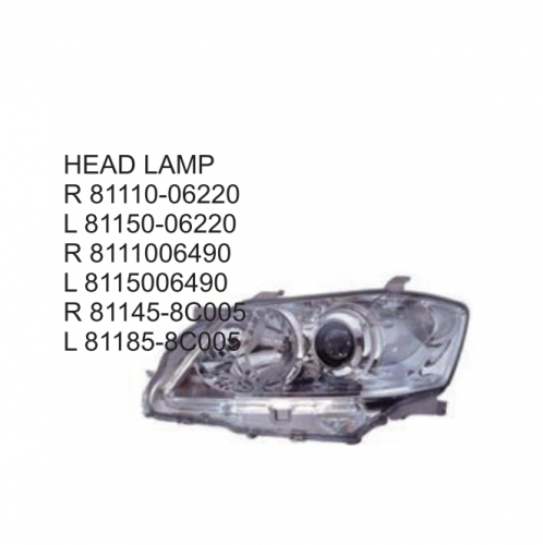 Toyota Camry 2006 Head lamp 81110-06220 81150-06220 81110-06490 81150-06490 81145-8C005 81185-8C005