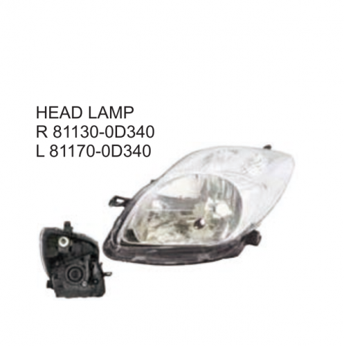 Toyota VITZ YARIS 5D 2005-2006 Head lamp 81130-0D340 81170-0D340