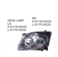 Toyota AVENSIS 2005 Head lamp 81130-05240 81170-05240 81130-05220 81170-05220